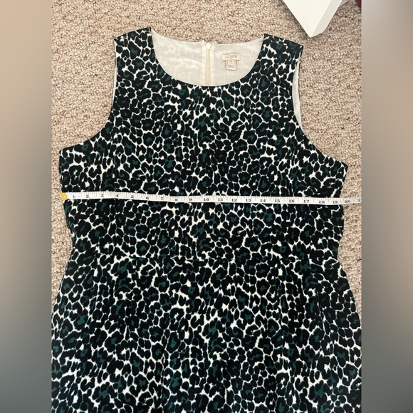 J. Crew Black and White Sheath Midi Dress size 16 - Picture 9 of 9